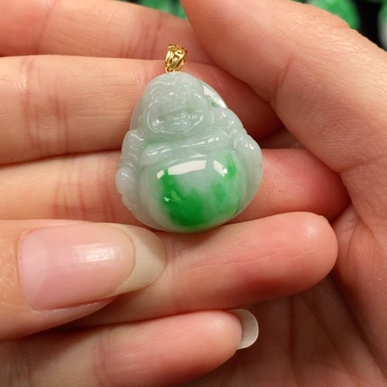 颈饰未镶嵌翡翠吊坠