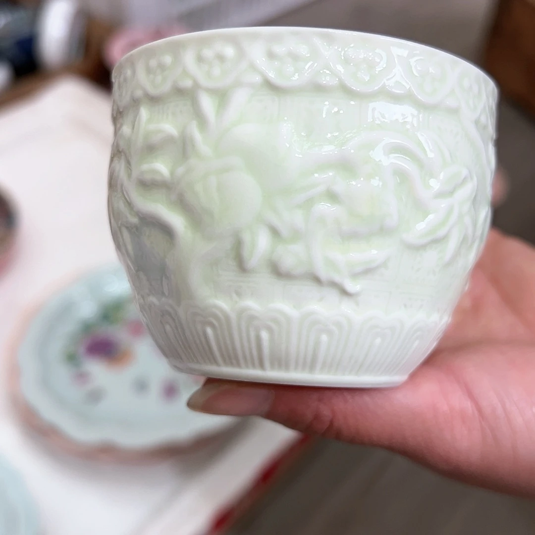 微瑕微瑕景德镇陶瓷桃