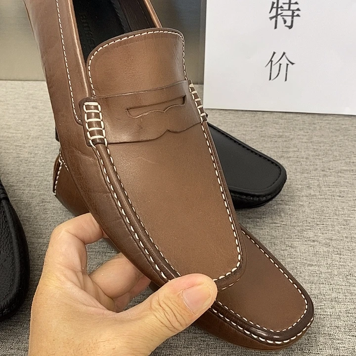 牛皮（革）4O码豆豆鞋