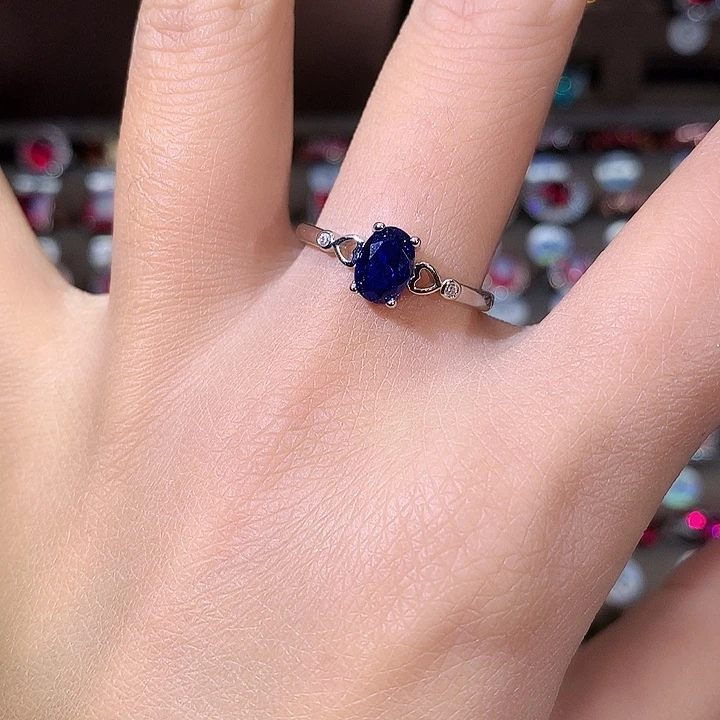 未镶嵌戒指蓝宝石57