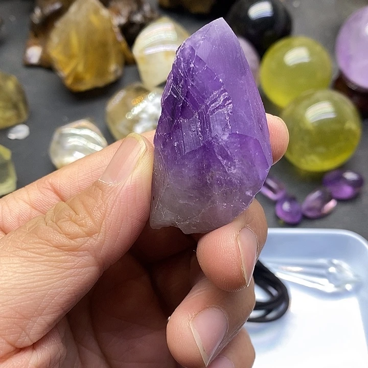 水晶珠宝半成品未镶嵌