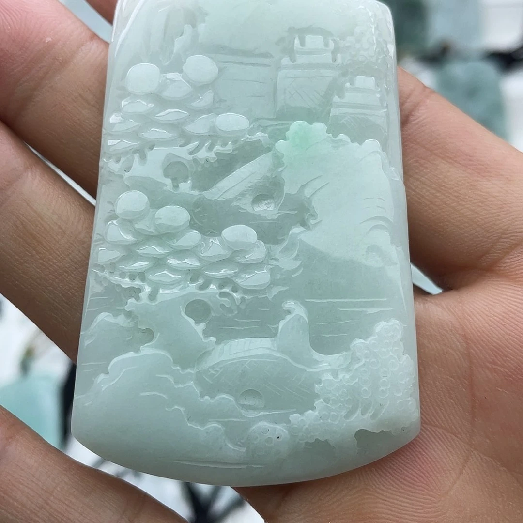 颈饰未镶嵌翡翠翡翠