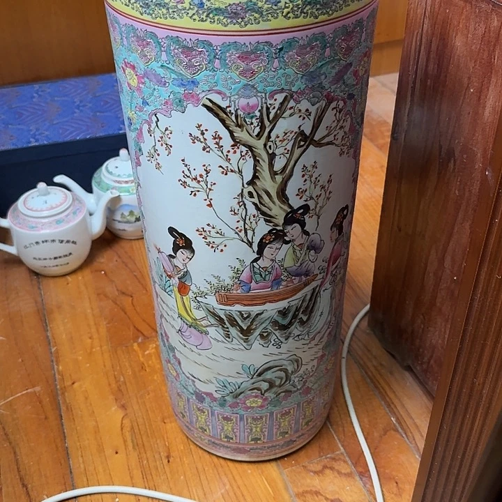 方***圆陶摆件景德镇陶瓷艺术1111