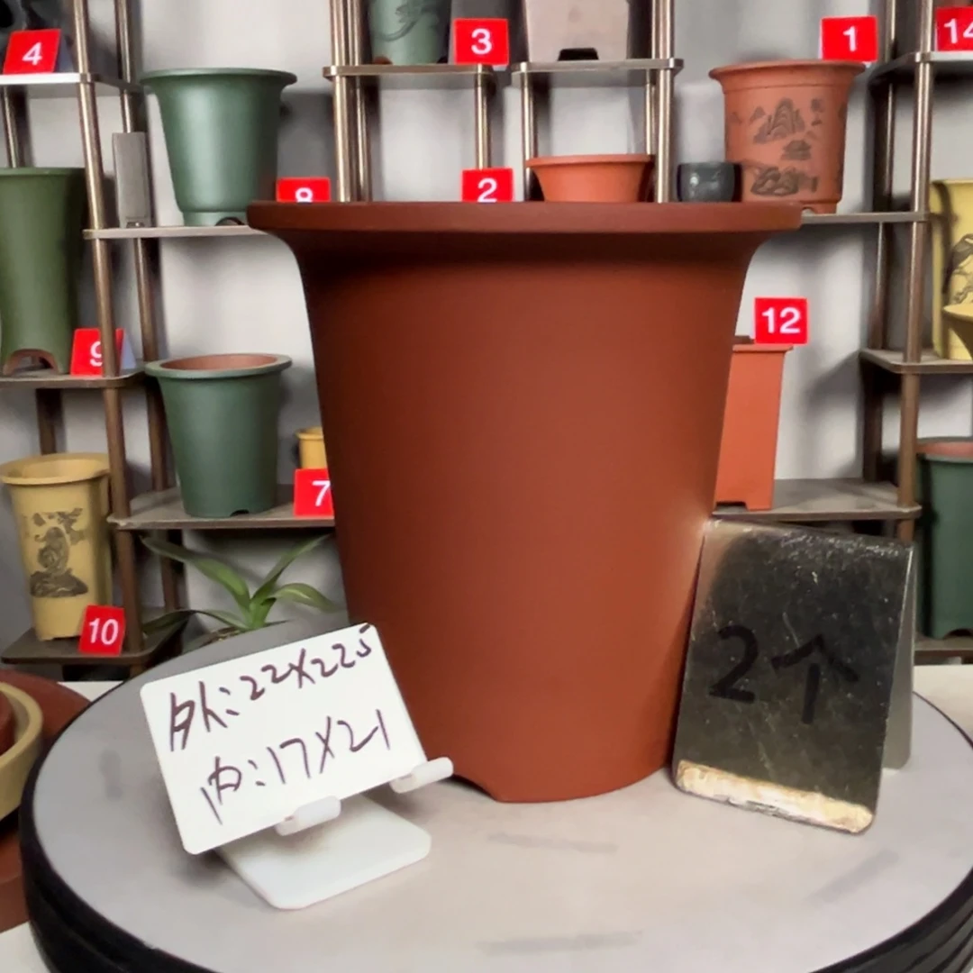 紫砂花盆紫砂花盆