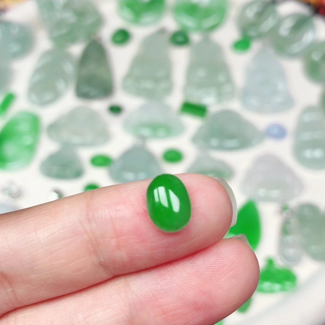 翡翠裸石缅甸天然A货翡翠