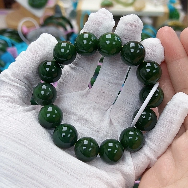 和田玉未镶嵌手串