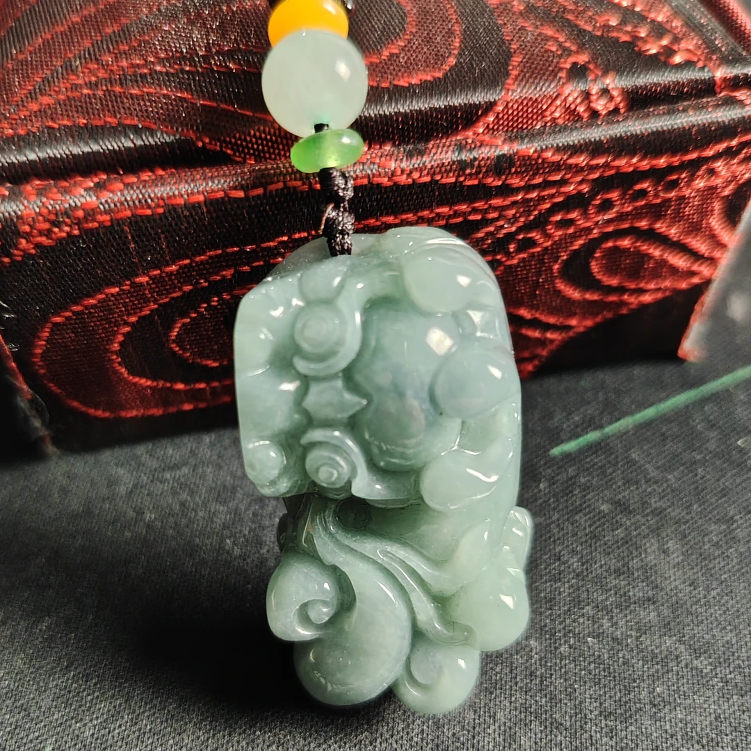 【雷总福利】天然翡翠貔貅吊坠