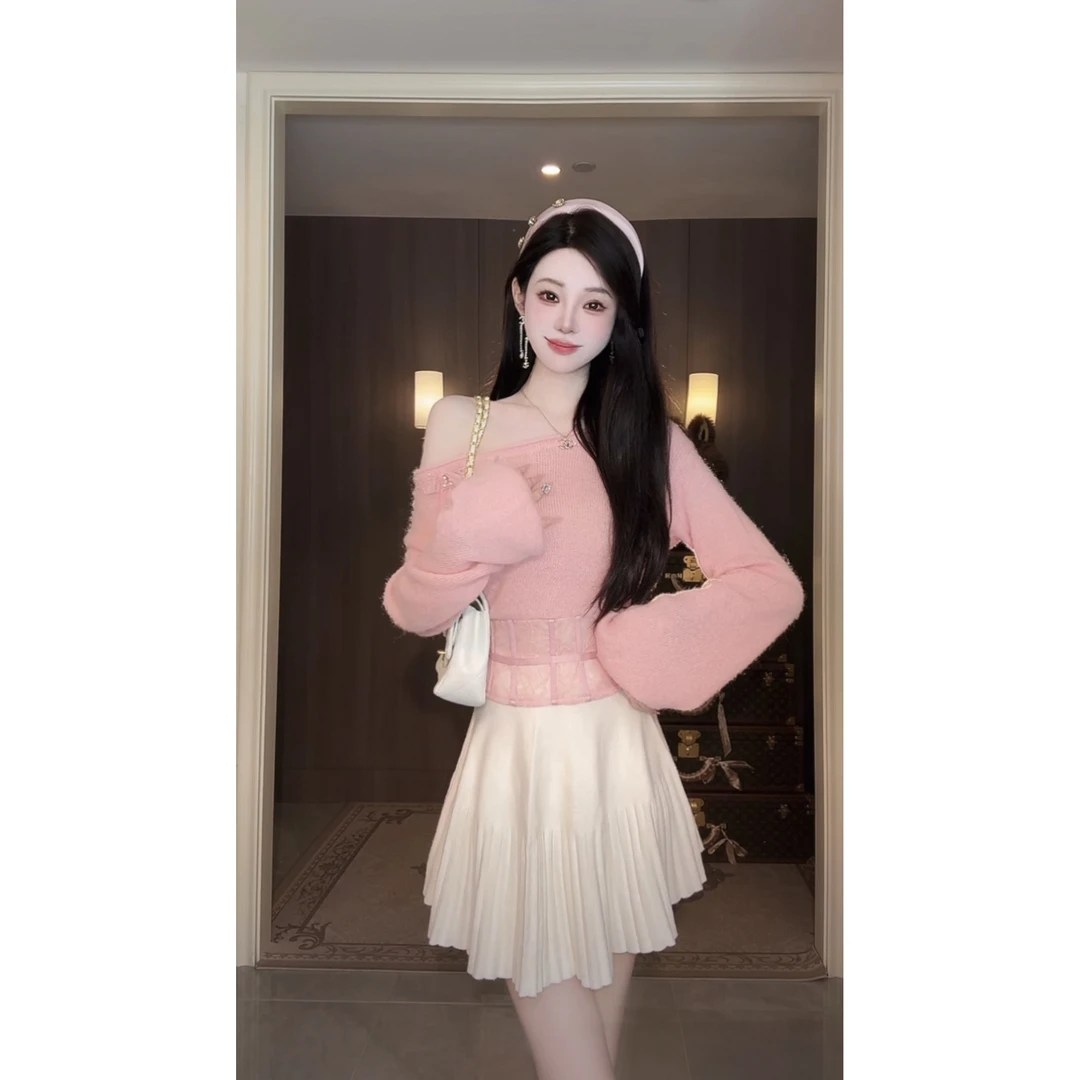 【雅乔定制】针织百褶半身裙短裙DYDD-25070154