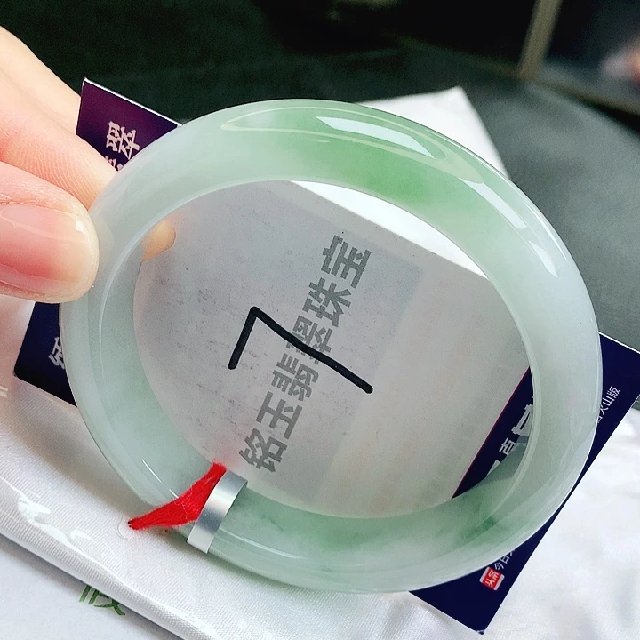 翡翠未镶嵌手镯缅甸天然a货翡翠手镯