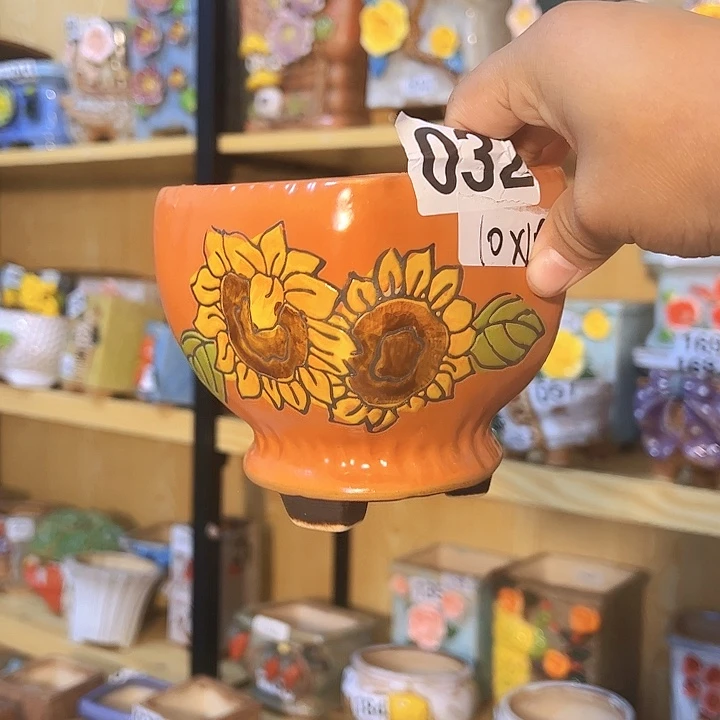 陶瓷多肉花盆满15包邮