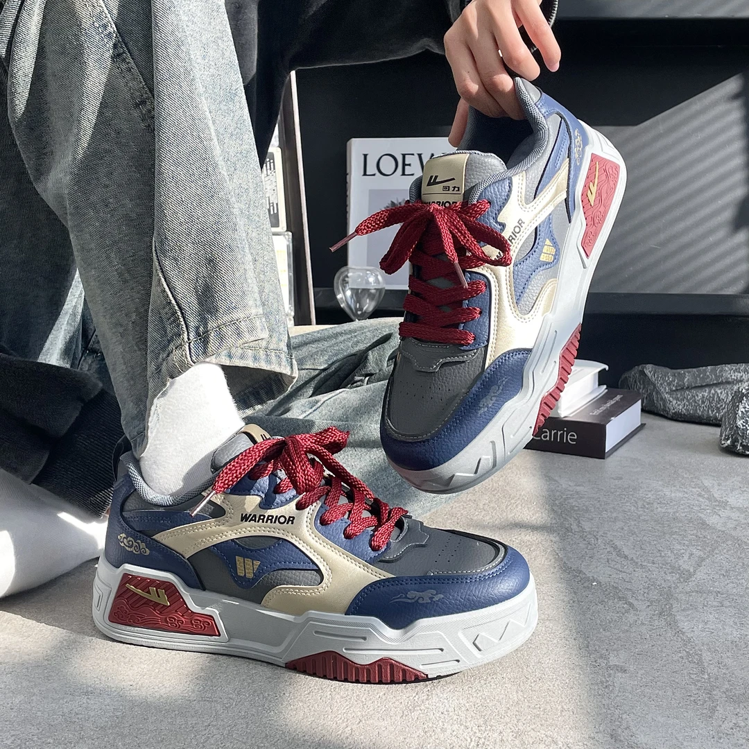 回力厚底板鞋男款2025春季新款增高百搭时尚低帮潮流休闲鞋子男鞋