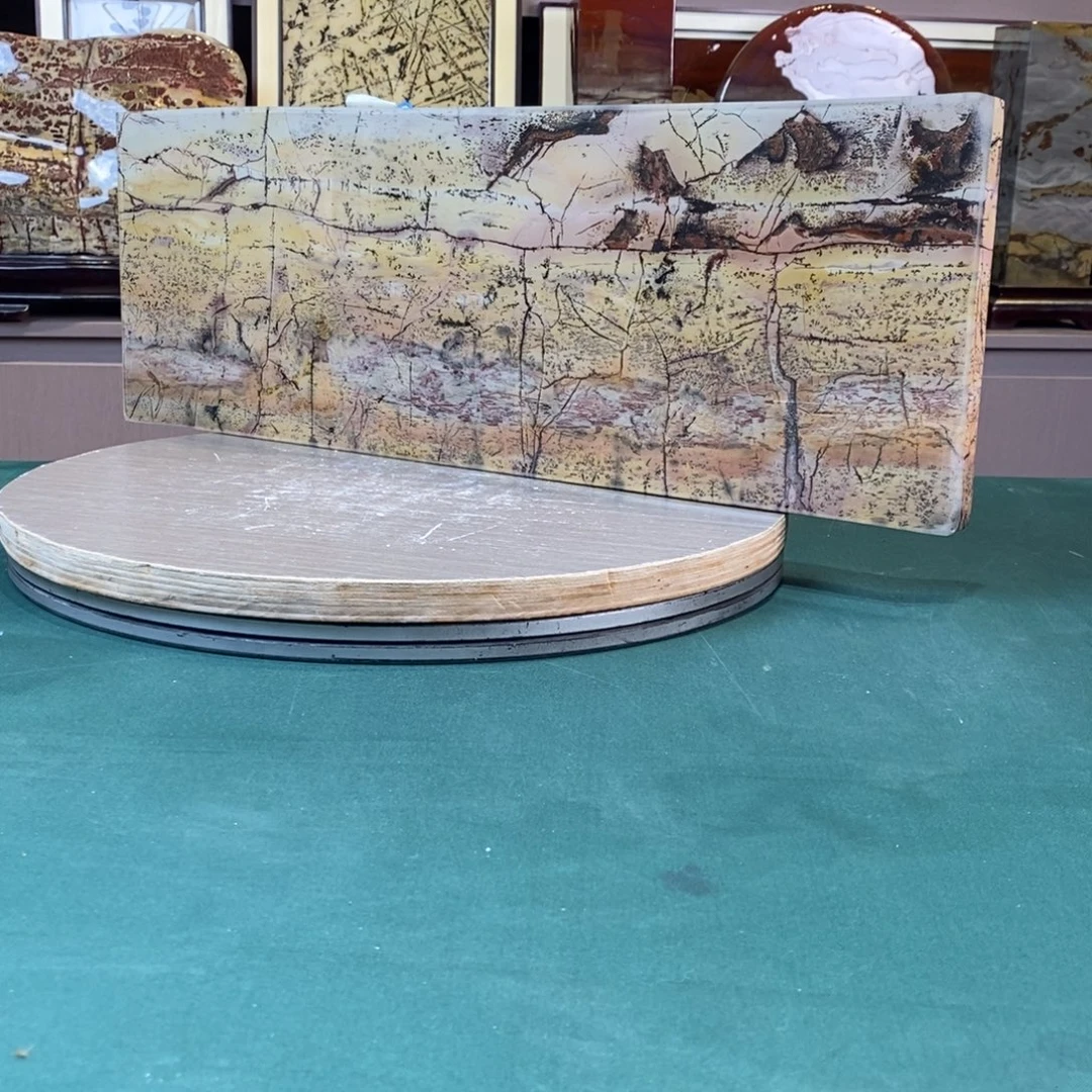 石材广西国画石草花石