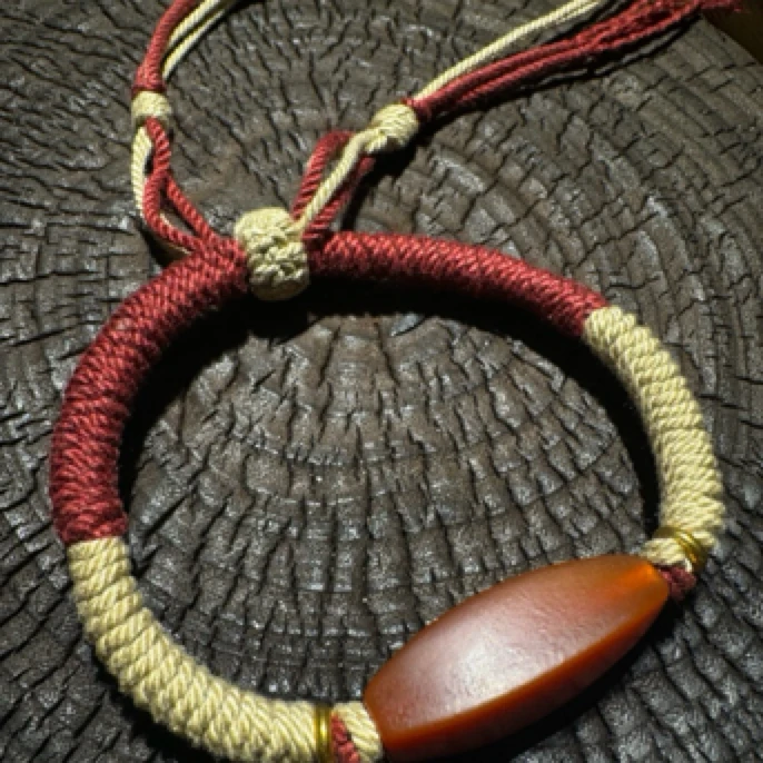 烏梵原创设计古风藏式手工编绳