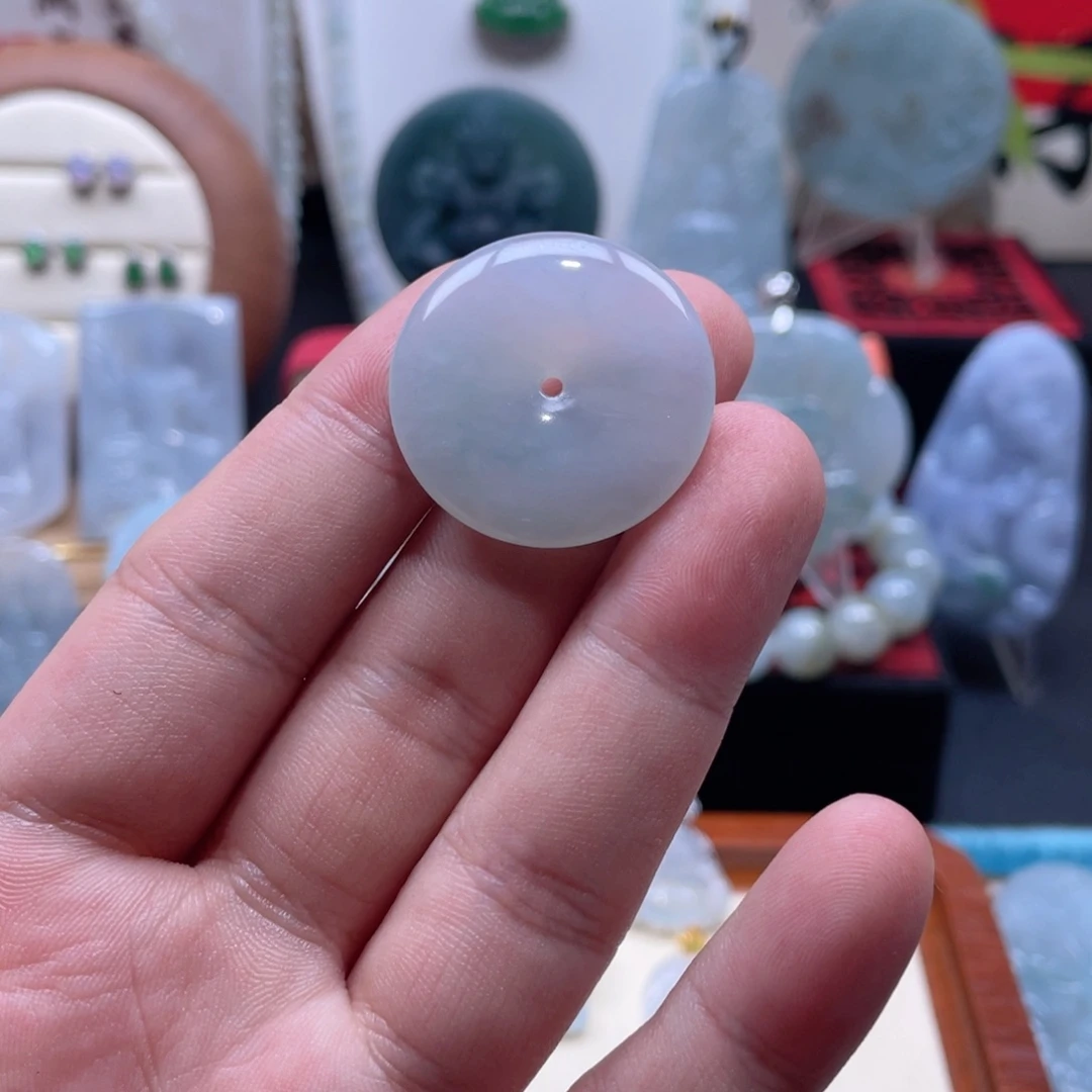 ༺***༻翡翠未镶嵌挂件翡翠