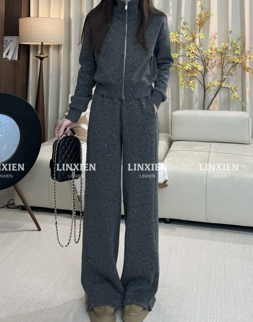 西恩定制●秋冬气质百搭休闲洋气小众减龄显瘦时尚套装LND5TZ1671