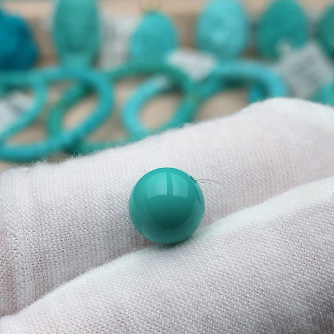 绿松石未镶嵌珠宝奇石9mm