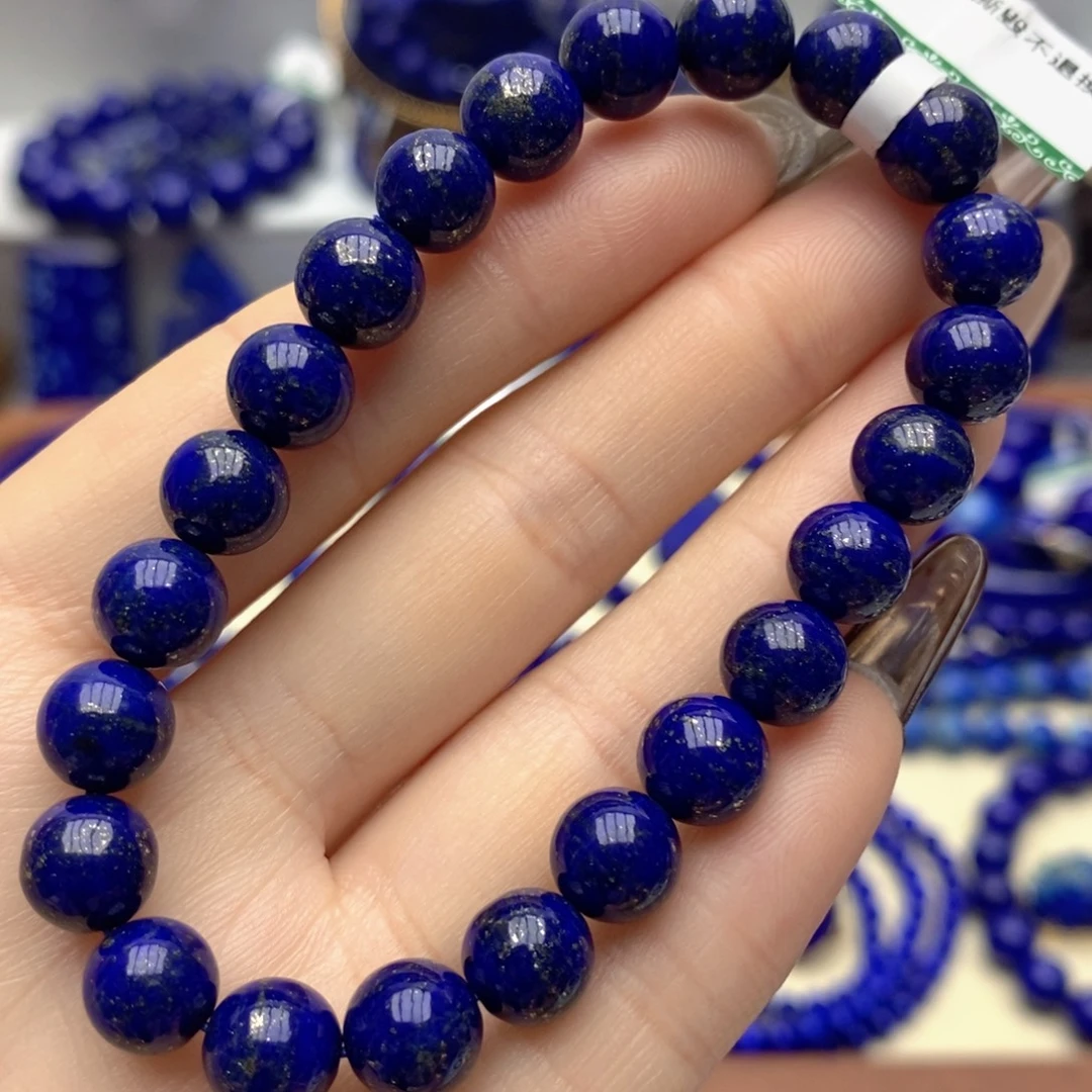 青金石未镶嵌手链8mm