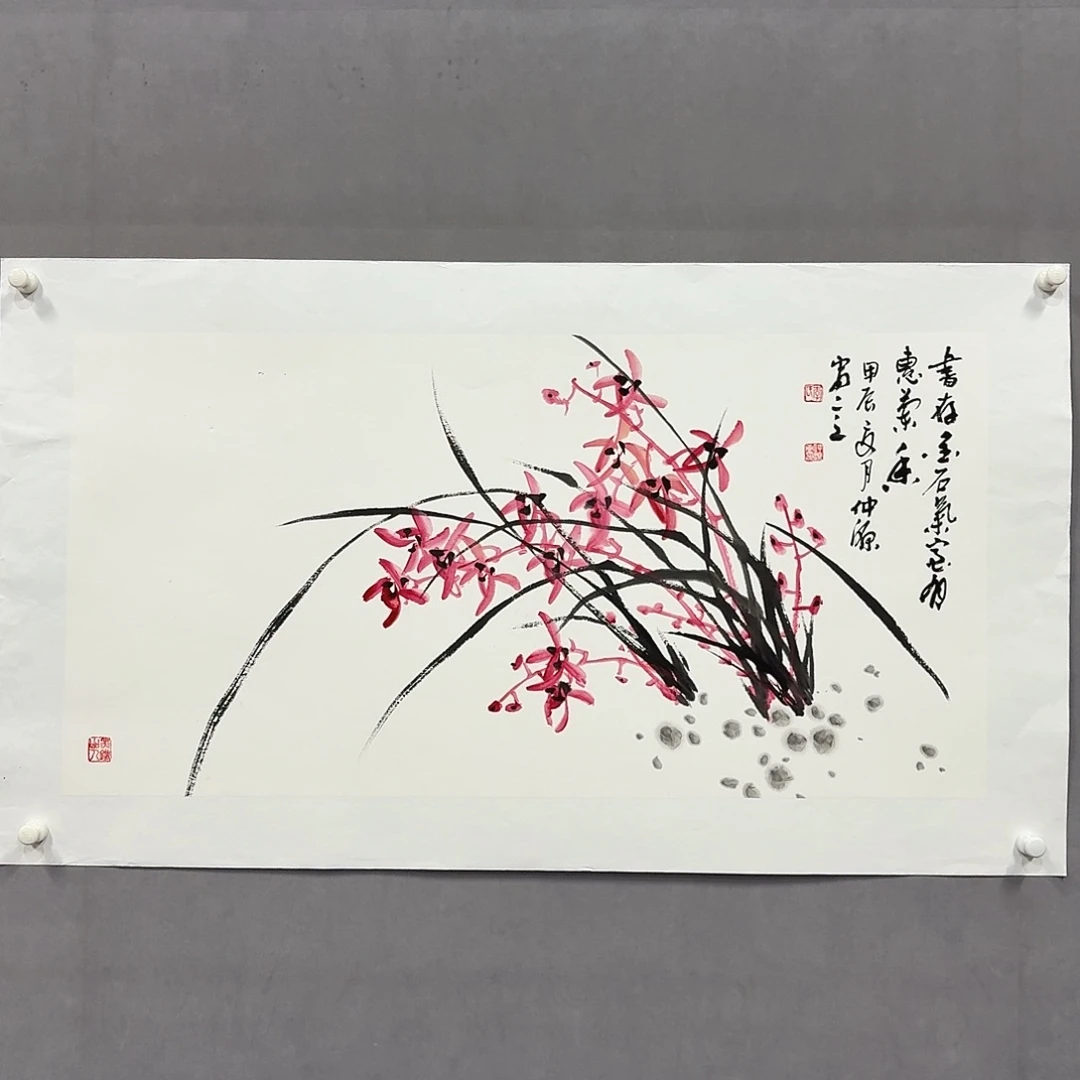 国画亲笔手绘放心去藏