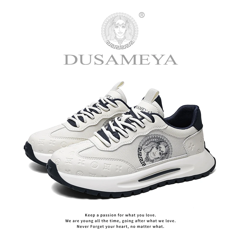 DUSAMEYA/杜莎米娅夏季轻奢时尚厚底刺绣潮流时尚运动休闲鞋D6772