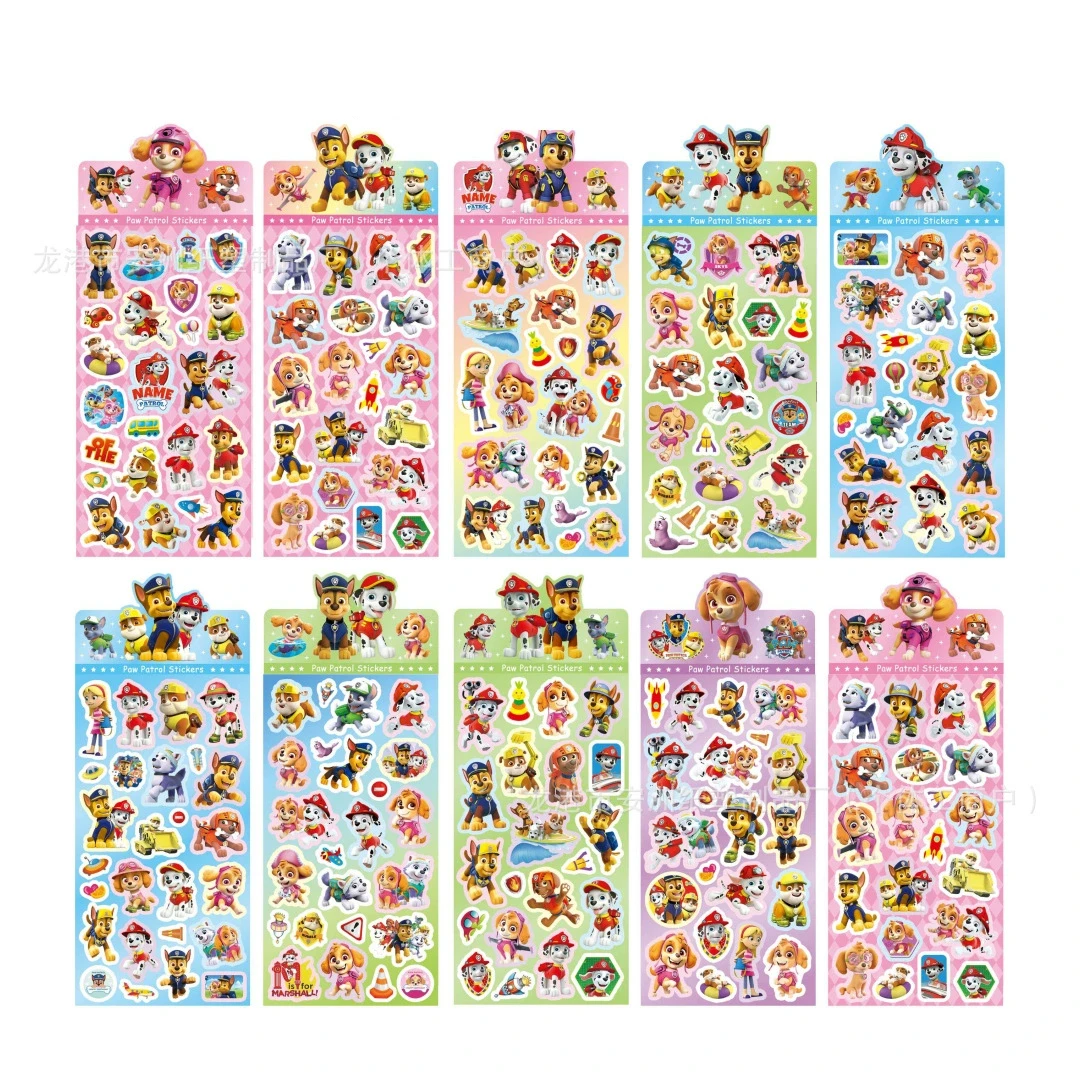 【汪汪队镭射贴纸】手账高颜值ins素材贴画卡通可爱网红2025年贴画