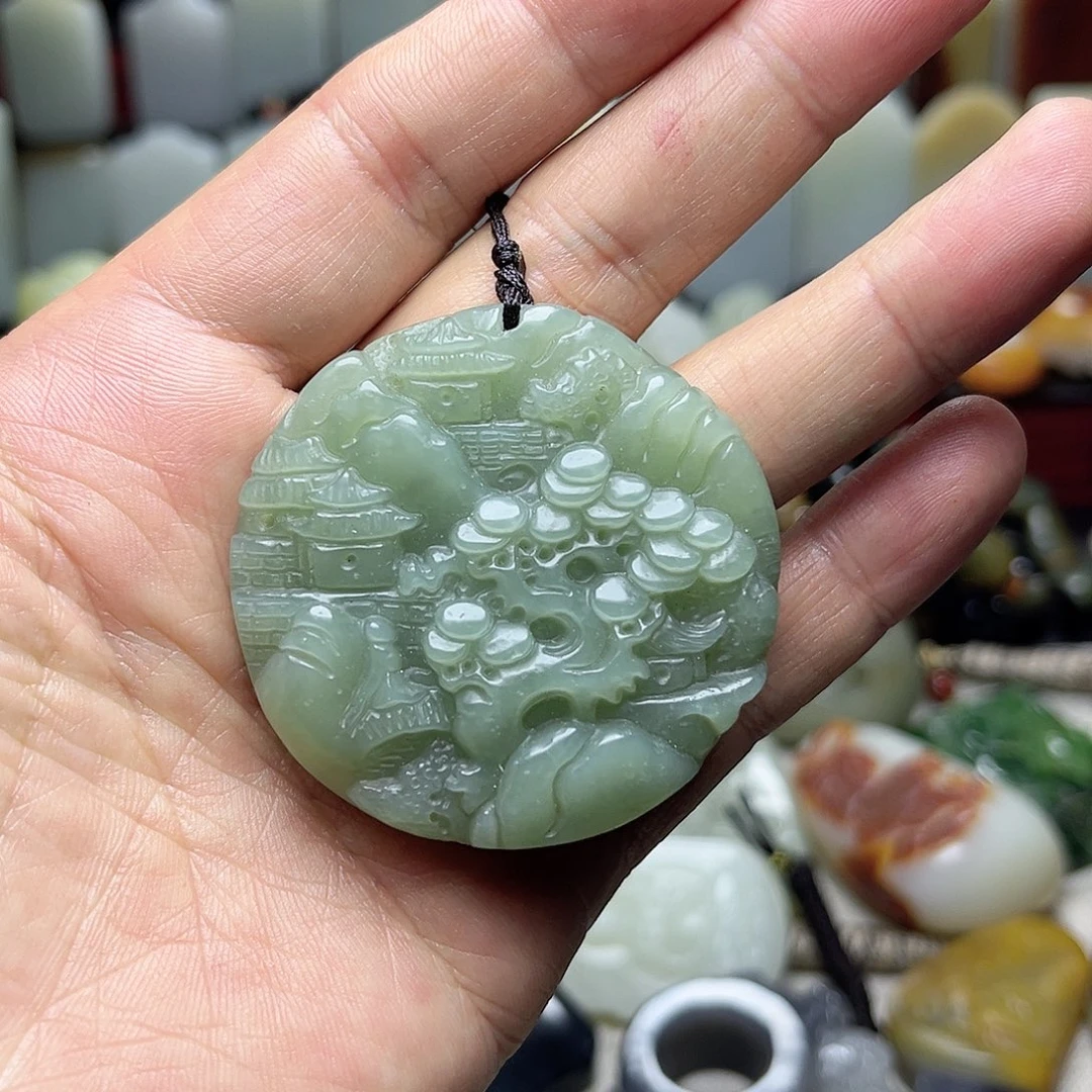 和田玉挂件未镶嵌