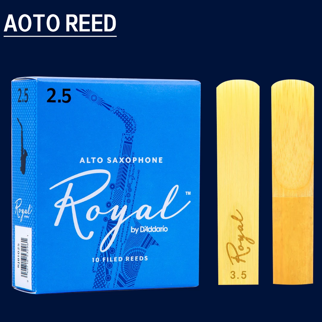 达达里奥 RICO 中音萨克斯哨片 Royal 蓝盒 降E调 美国原装进口