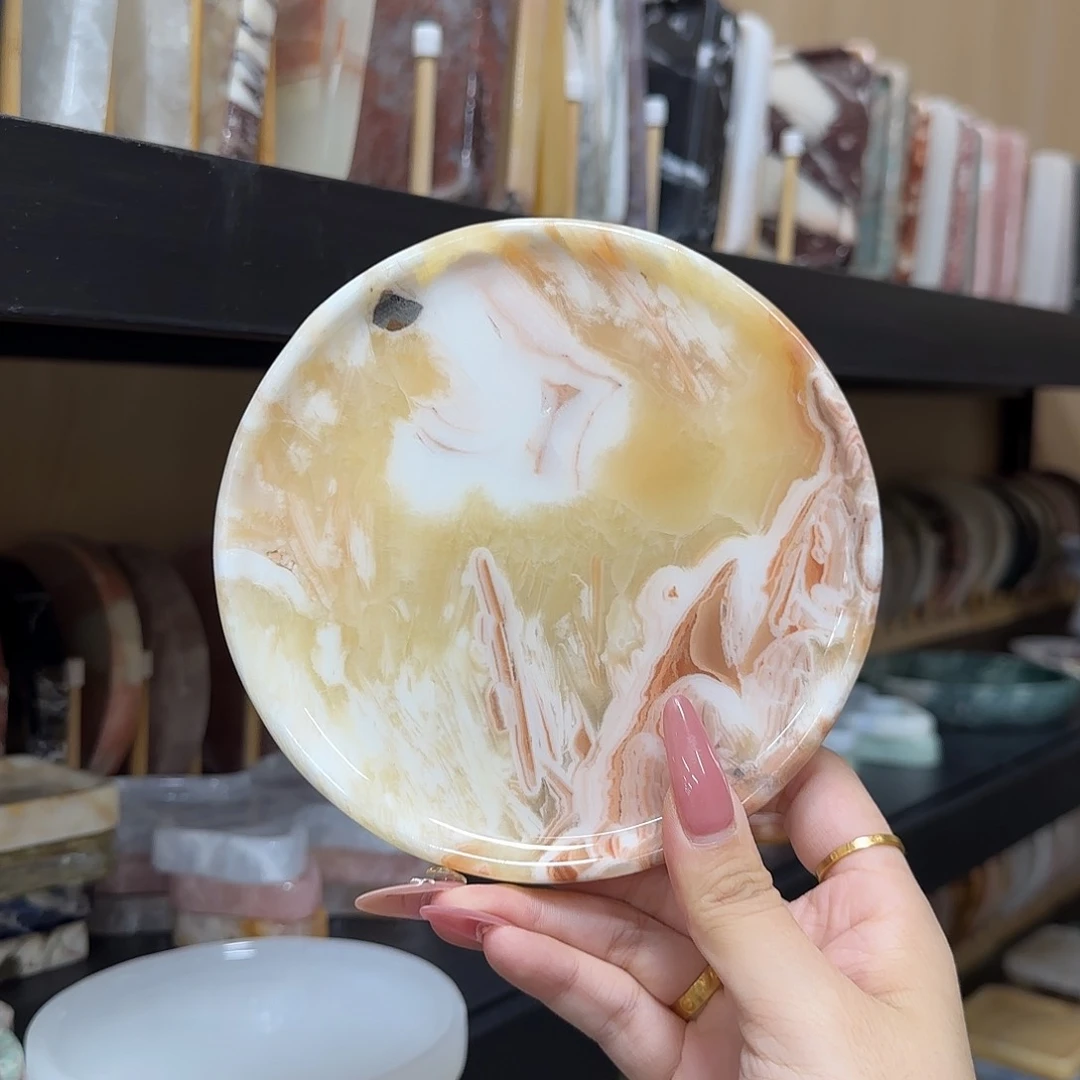 石材玉*红龙玉中圆