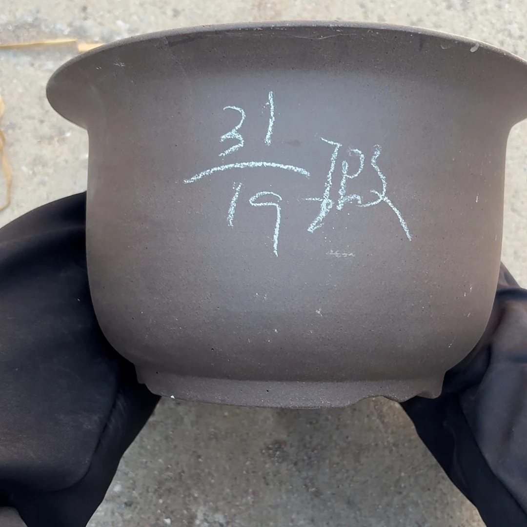 宜兴紫砂花盆，现货发