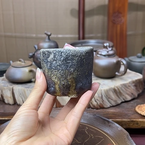 戬谷龙窑坭兴陶柴烧壶28