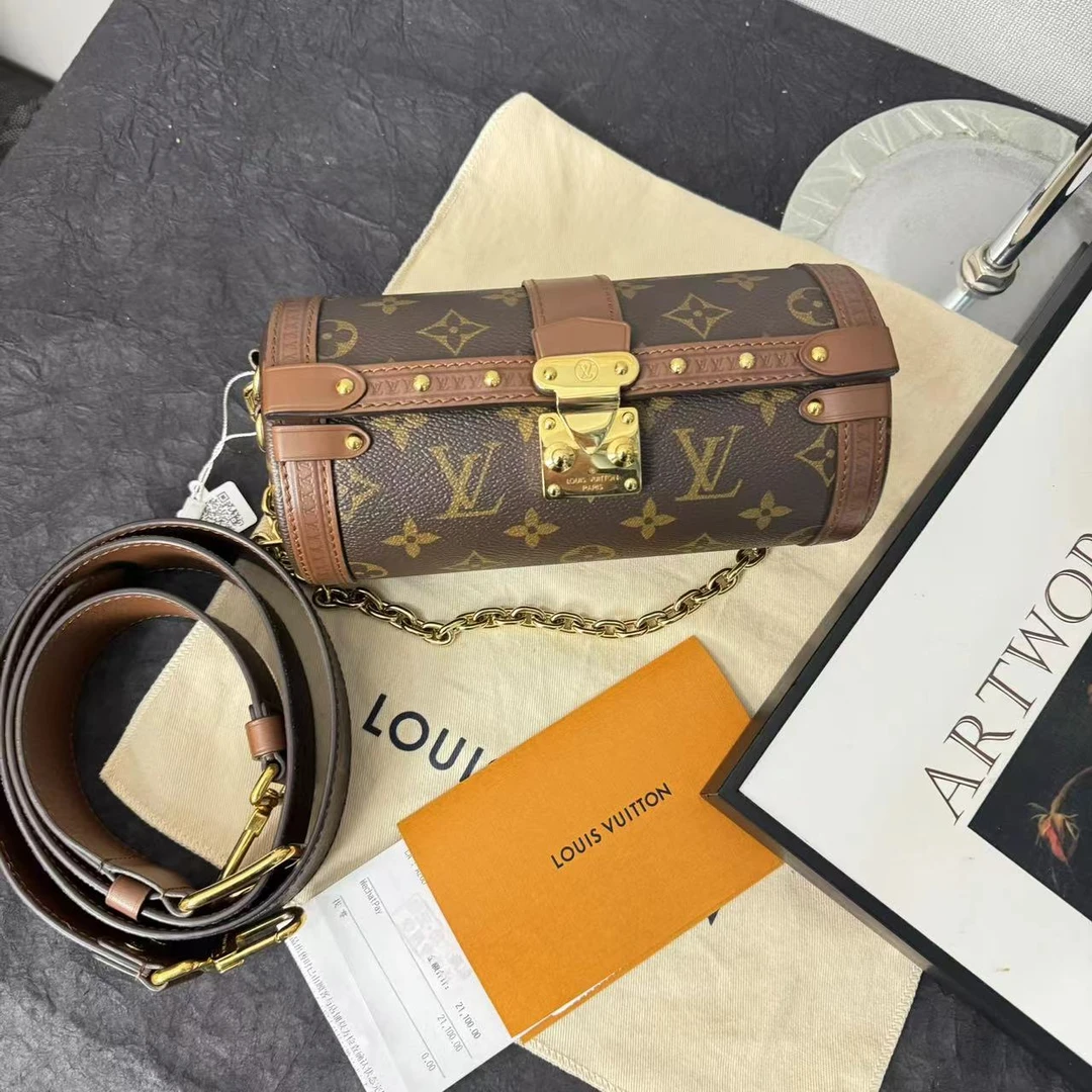 95新 LouisVuitton/路易威登 lv巴比龙芯片款/单肩包斜挎包腋下包