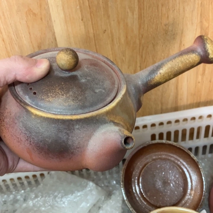 柴烧杯子宝瓶大放漏。