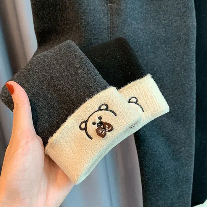 女童打底裤加厚加绒儿童秋冬新款一体绒裤子小童弹力裤宝宝保暖裤