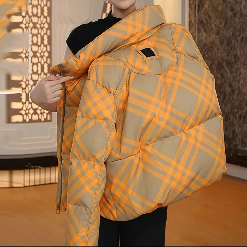 SHALLDOER【落日玫瑰】北欧小镇即视感棉服～ 雪地里拍照暖调又出片