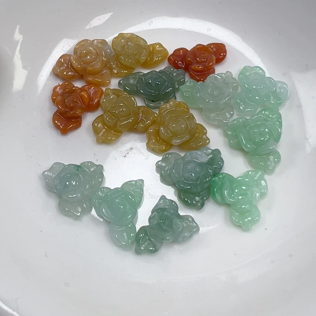 翡翠散珠花花一个可挑