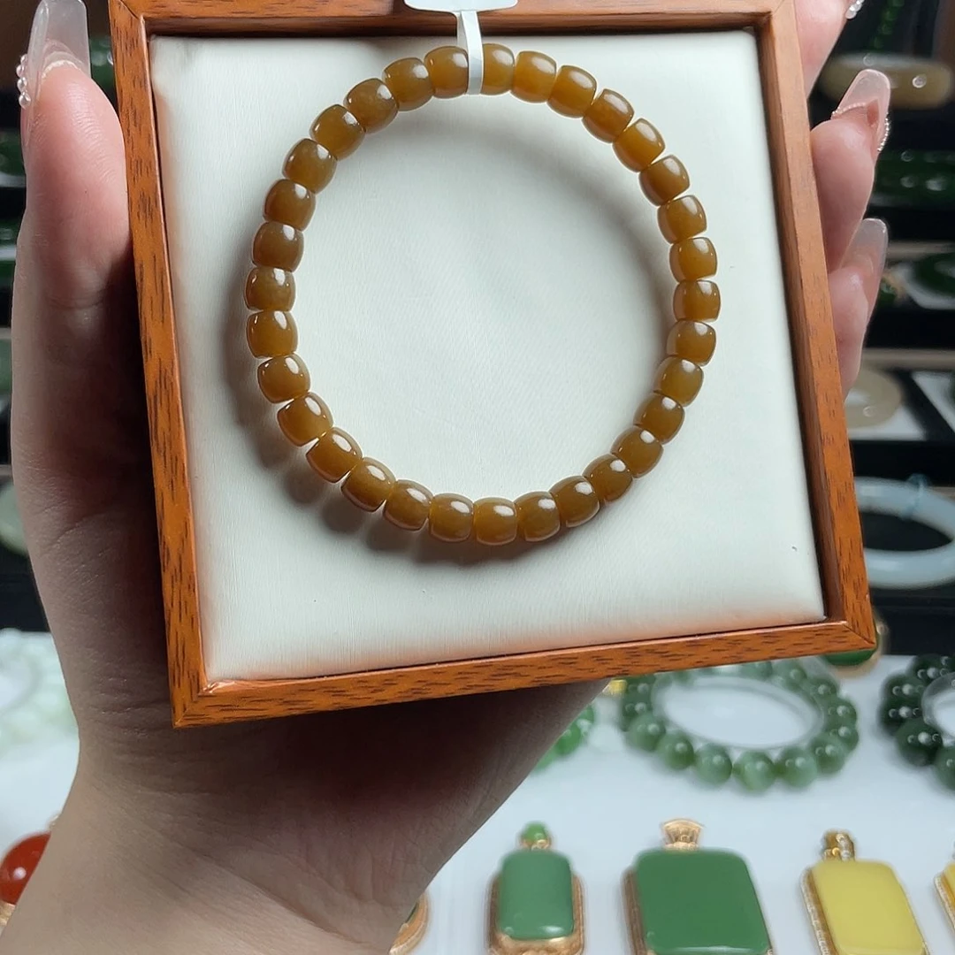 和田玉手串未镶嵌