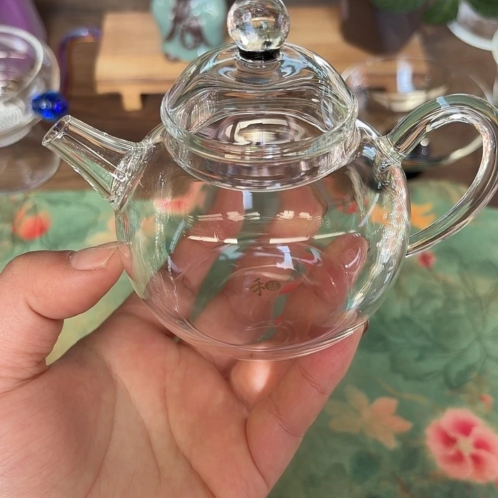 玻璃手工艺品玻璃茶器星宇小壶透明