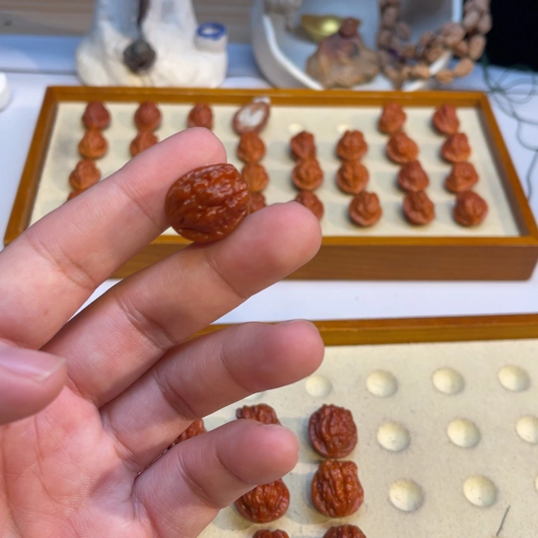 海***6手串文玩核桃蛤蟆头