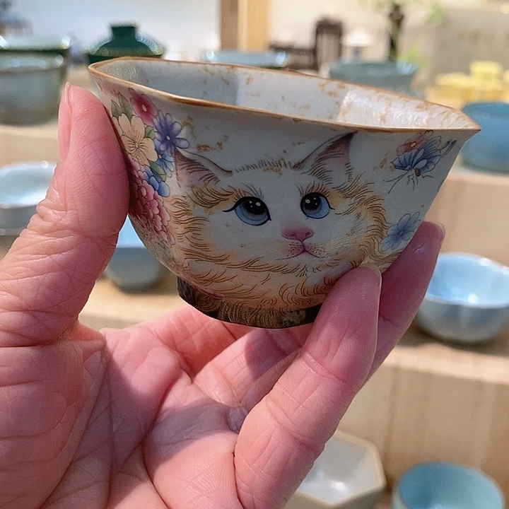 火石烧主人杯茶杯