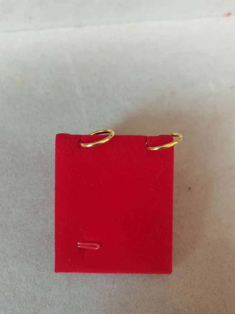 足金亮面耳环（宠粉款式）