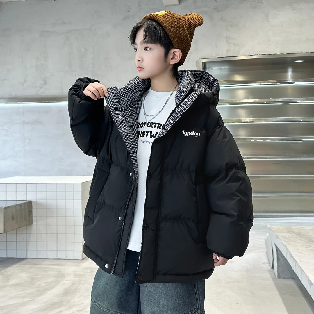 男童棉服冬装2025新款儿童男孩加厚棉衣洋气中大童棉袄外套童装