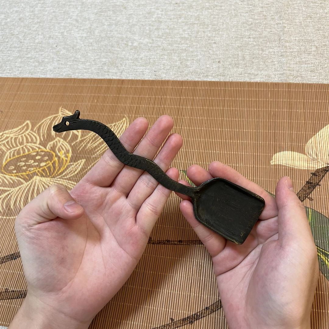 工夫茶炉鱼龙纹铜铲