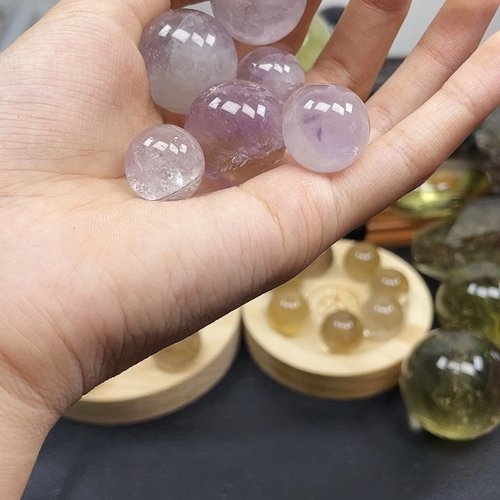 水晶珠宝半成品未镶嵌455水晶石