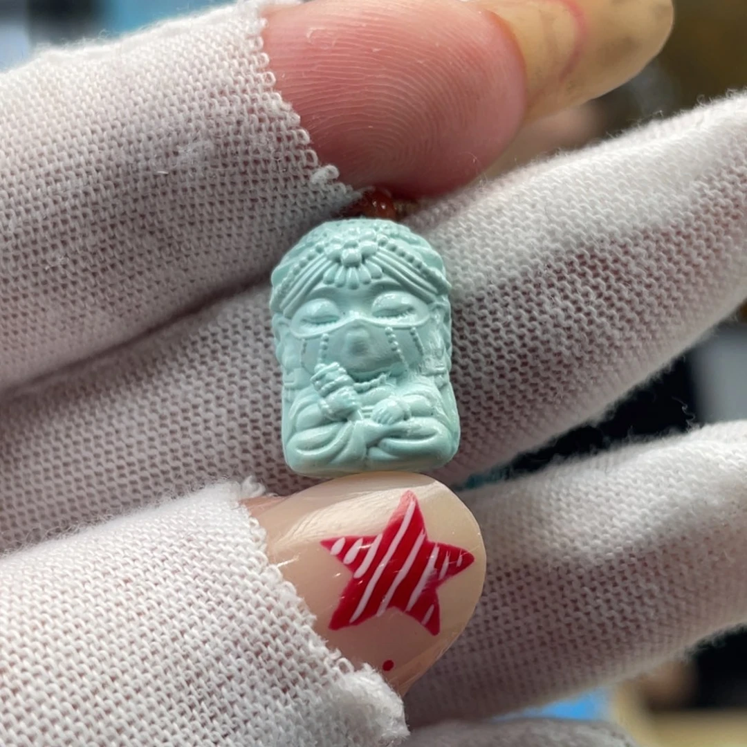 绿松石未镶嵌挂件