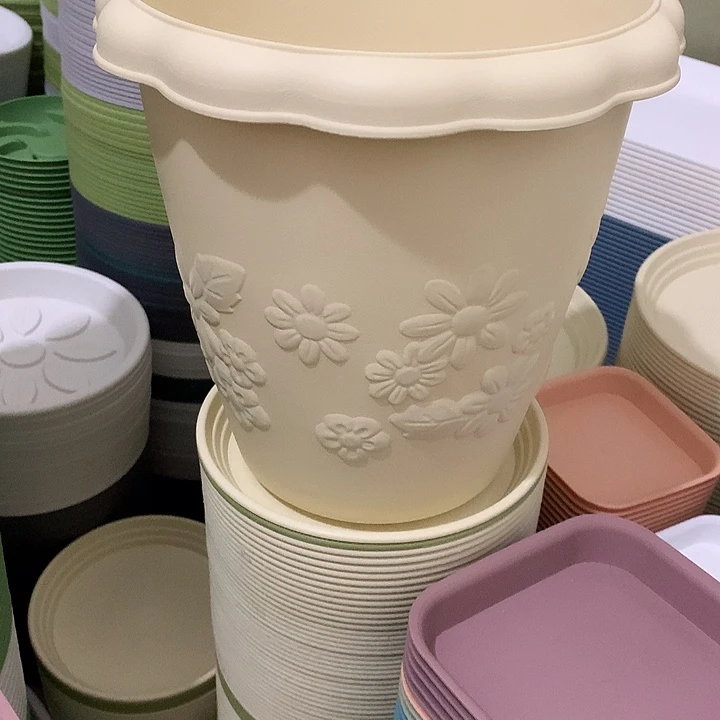 浮雕口24高24米白3个带托