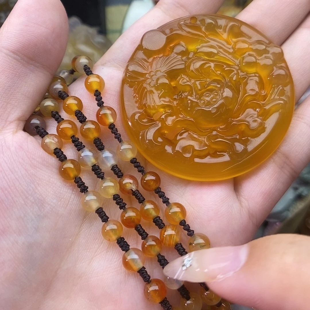玛瑙/玉髓未镶嵌颈饰