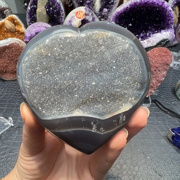 珠宝半成品未镶嵌紫晶