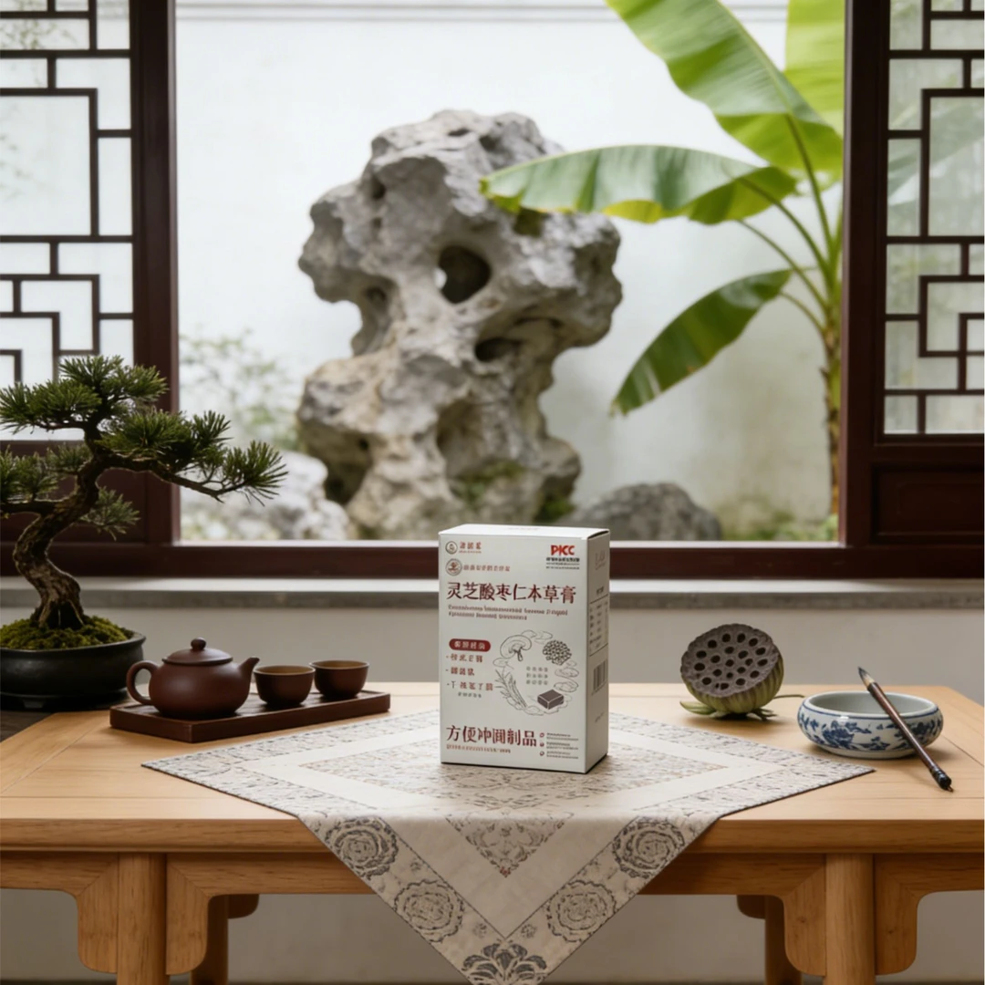 灵芝酸枣仁本草膏正品植物萃取天然草本滋补佳品d2