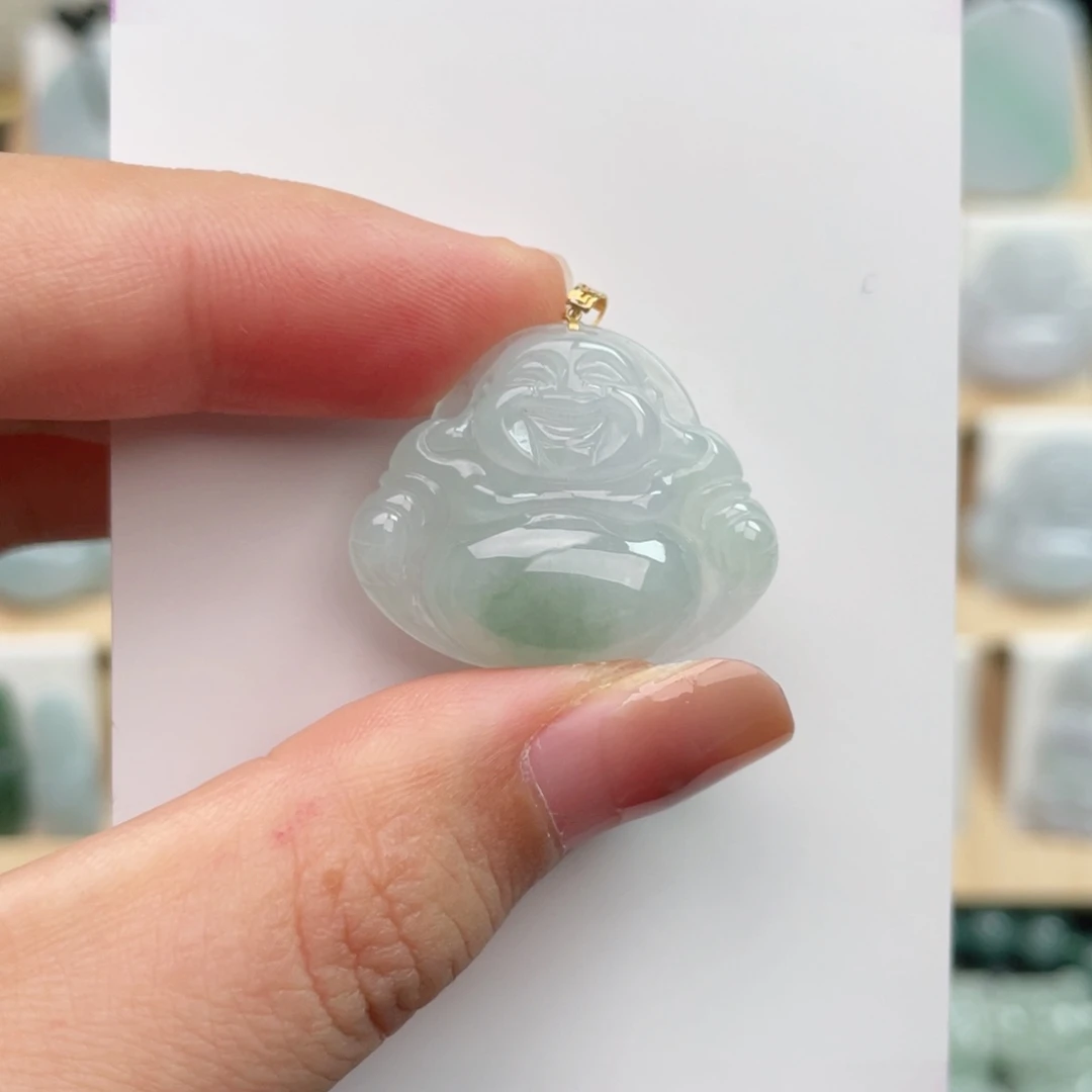颈饰未镶嵌翡翠佛公