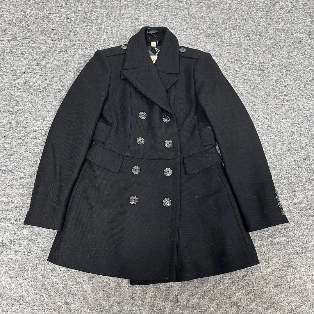 99新 AMIPARIS burberry 双排扣 大衣uk6
