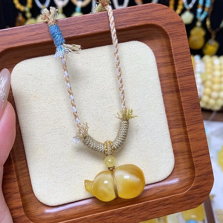 手链蜜蜡未镶嵌蜜蜡吊坠